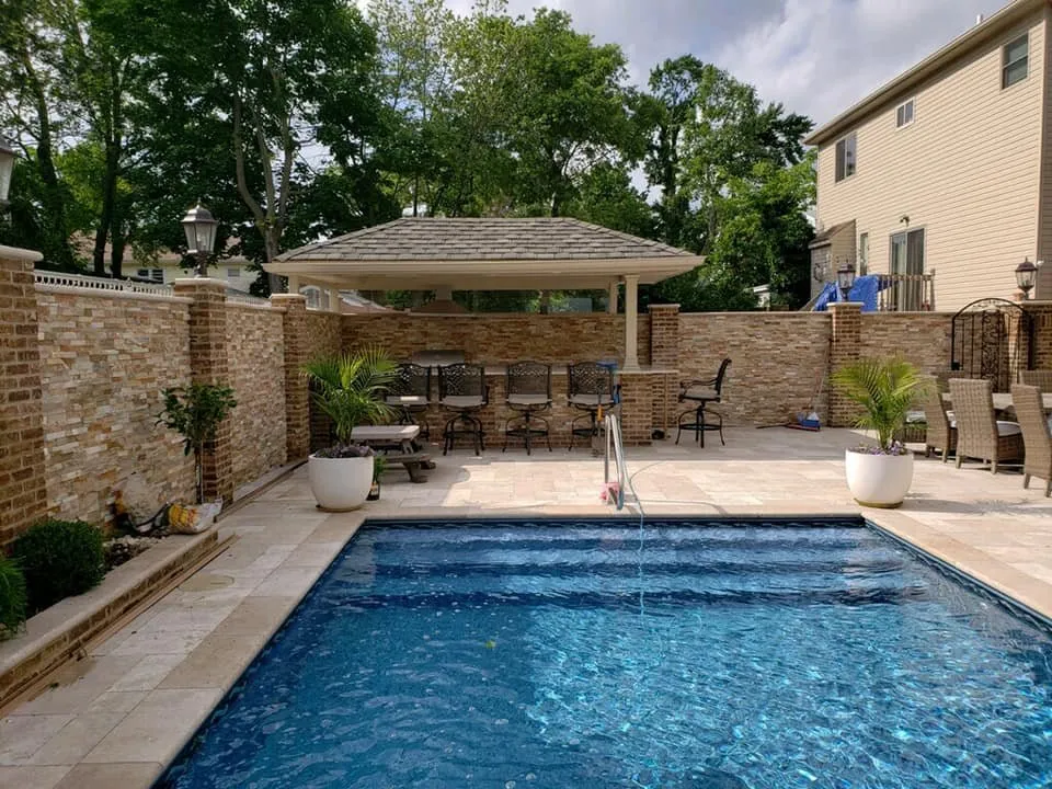 Professional outdoor landscaping in Staten Island, NY by Abbadessa Bros