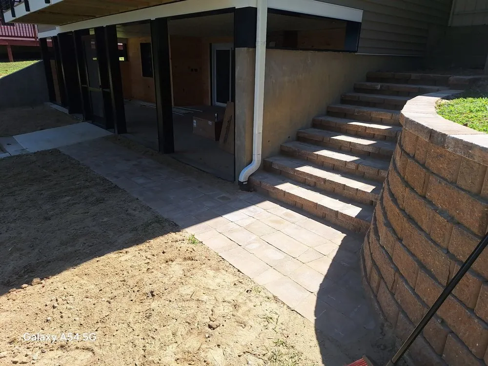 Affordable landscaping services with custom design in Weems, VA by Abbott’s Tree Service & Excavation