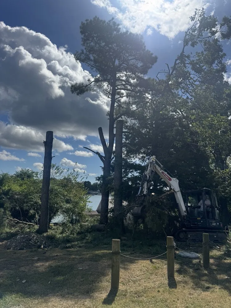 Reliable lawn mowing service in Weems, VA by Abbott’s Tree Service & Excavation