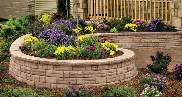 Custom garden landscaping in Parker, CO by ABC Lawn Care & Landscape