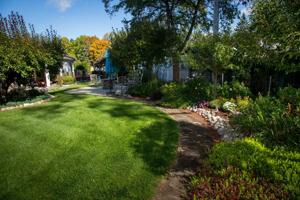 Custom landscaping services in New Boston, MI by ABC Lawn Care