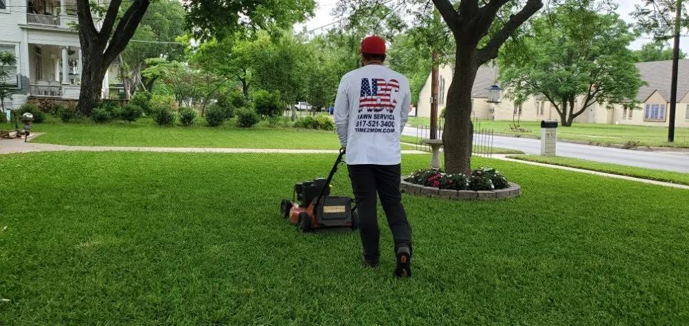 Trusted yard maintenance for residential properties in Crowley, TX by ABC Lawn Service