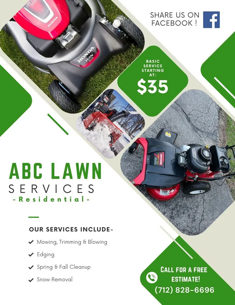 Local yard cleanup service in Council Bluffs, IA - ABC Lawn Services