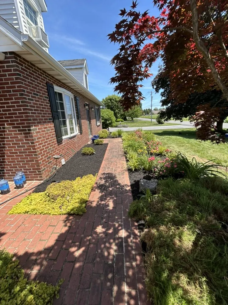 Custom lawn mowing service with custom design across Neffsville, PA - Abdiel Landscaping