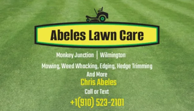 Local lawn mowing service with custom design in Wilmington, NC by Abeles Lawn Care