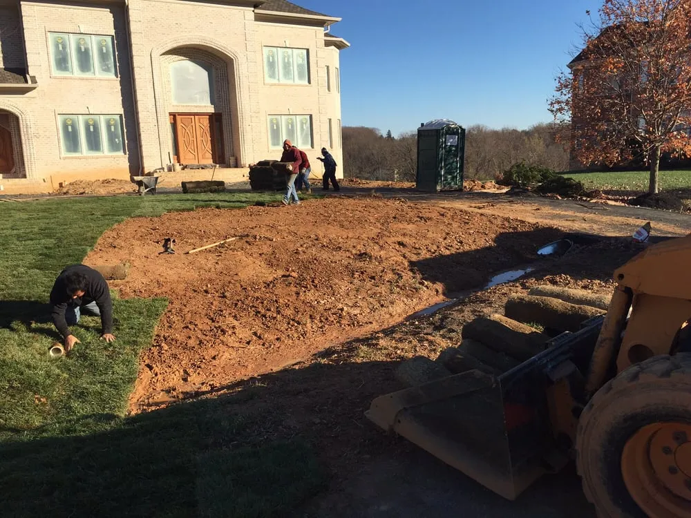 Professional yard cleanup service for residential properties in Montgomery Village, MD by Abel's Landscaping