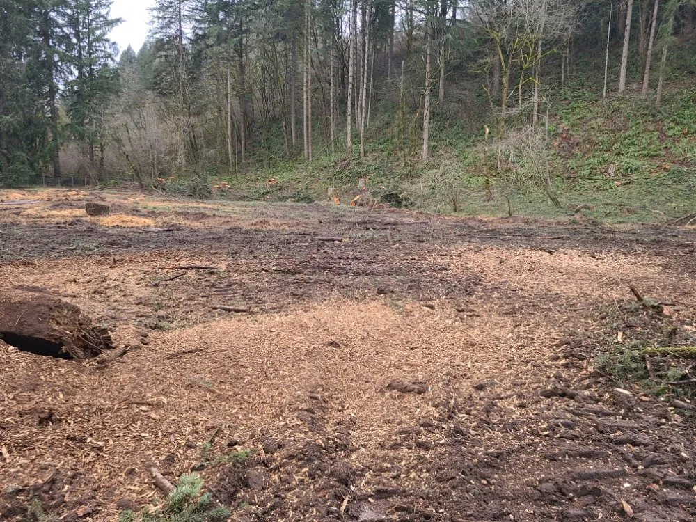 Local landscape installation in Yacolt, WA by Abernathy Stump Grinding