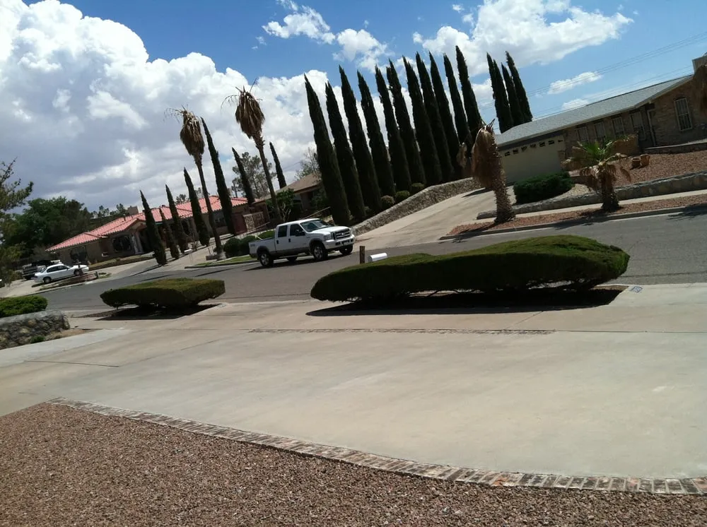 Professional landscape installation in El Paso, TX by Abescape Landscaping