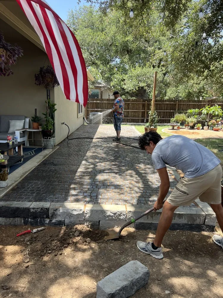 Trusted landscape design for homes in Arlington, TX by Abides Construction