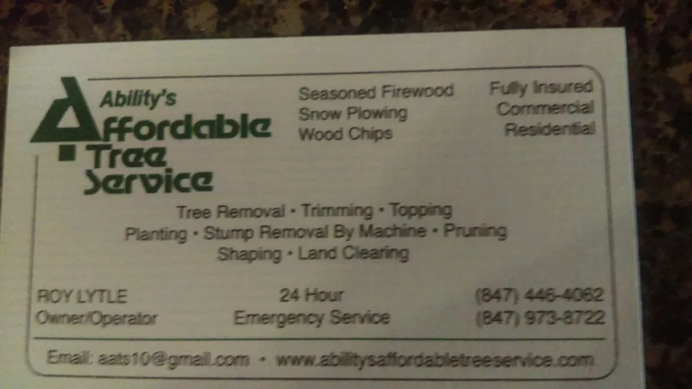 Reliable garden landscaping in Spring Grove, IL by Ability's Affordable Tree Service