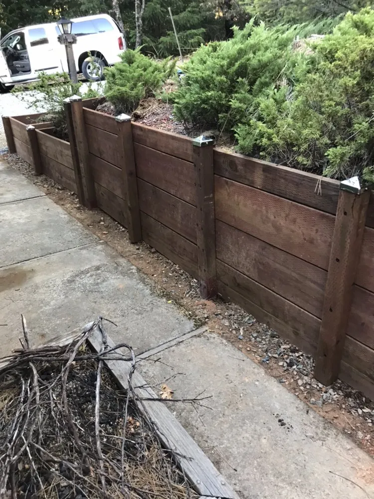 Professional garden landscaping in Placerville, CA by Able Landscape & Maintenance