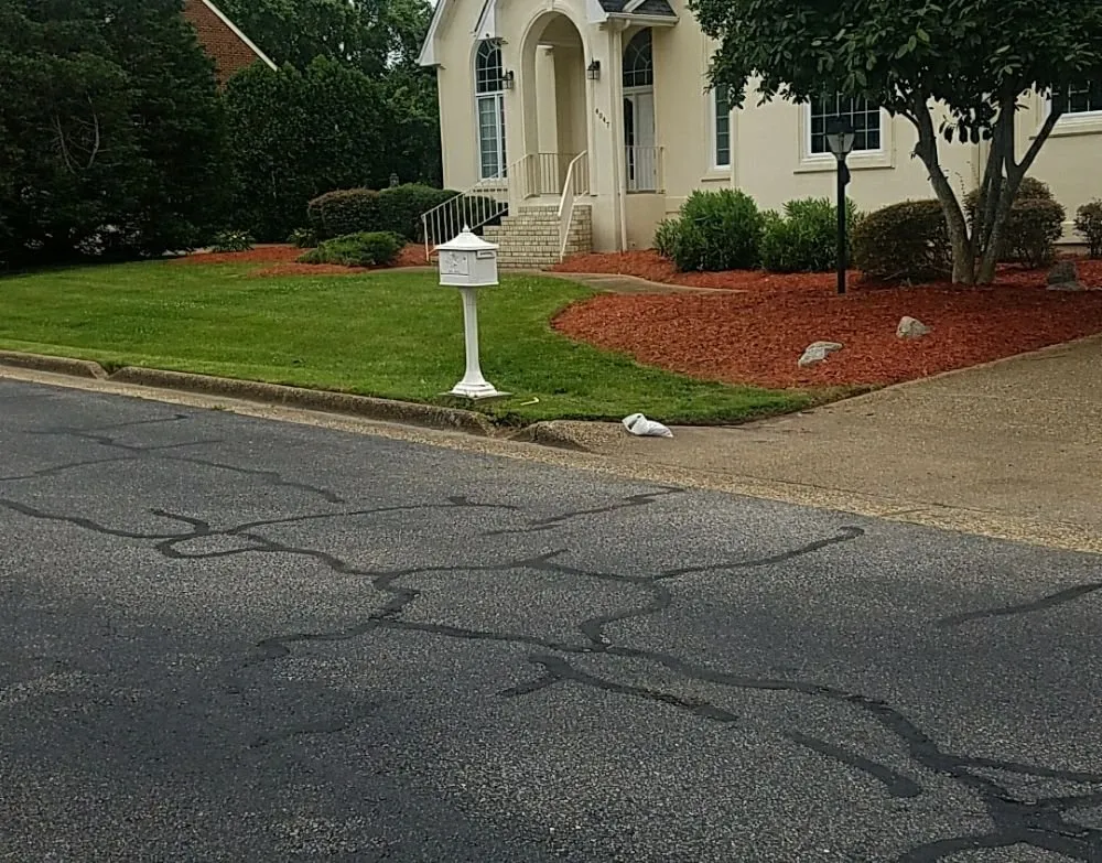 Local garden landscaping with custom design in Norfolk, VA by ABM Lawn Care