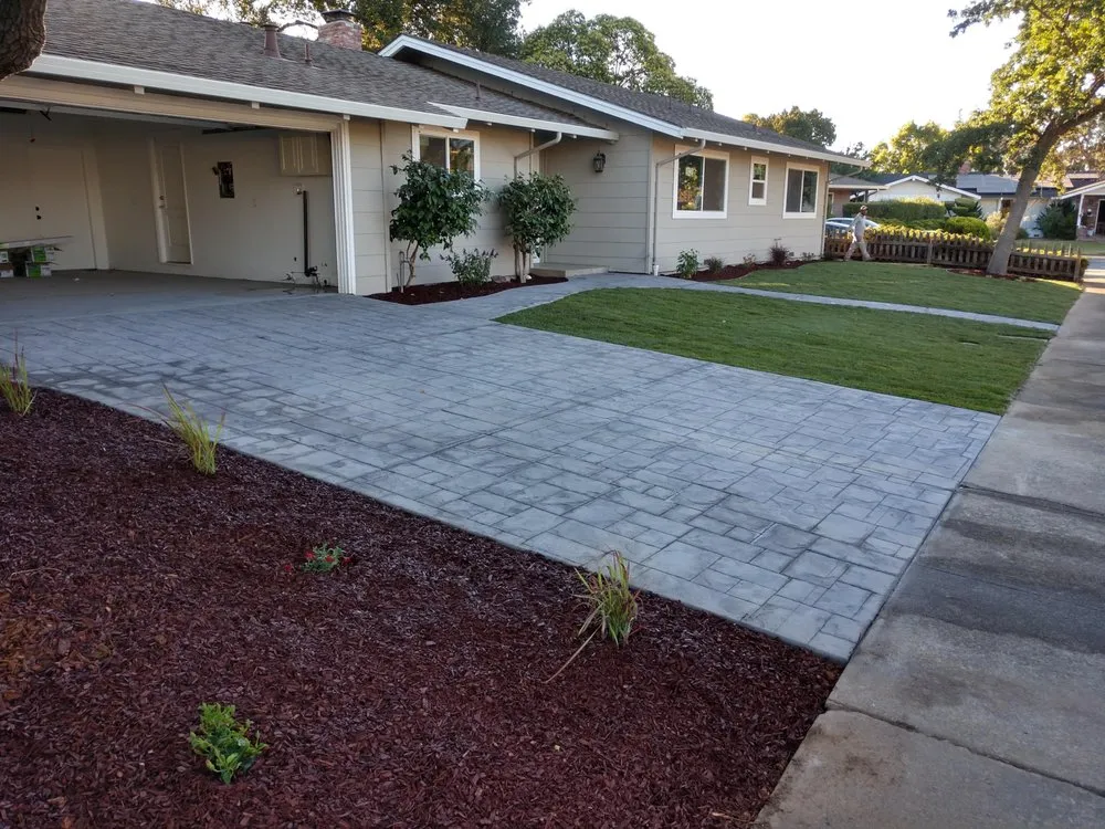 Professional outdoor landscaping for residential properties in San Martin, CA by Abonce Landscape