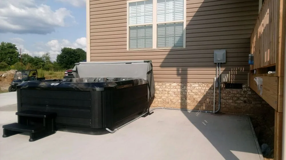 Affordable residential landscaping with custom design in Hinesville, GA by About People Helping People