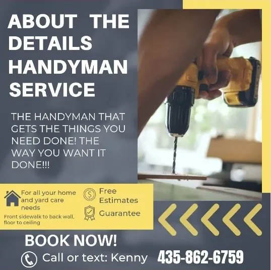 Expert lawn mowing service in Washington, UT - About The Details Handyman Services