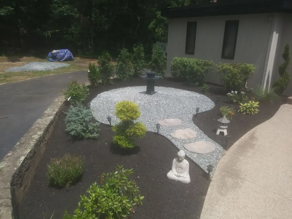 Local landscape installation with custom design across Pawtucket, RI - Above & Beyond Landscape