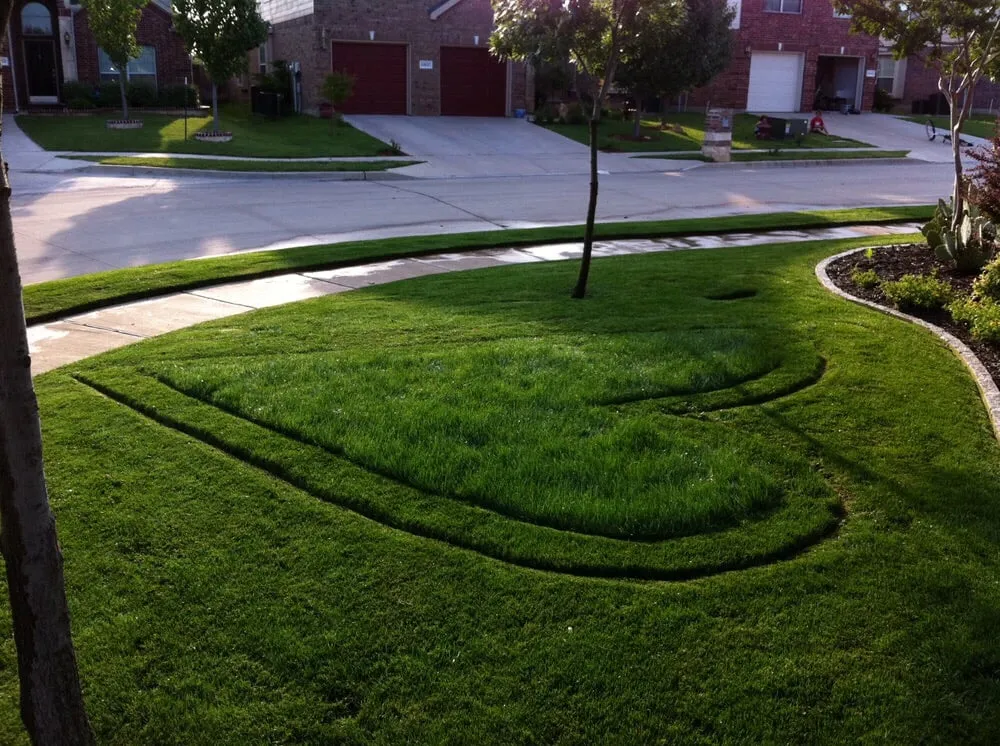 Local garden landscaping with custom design in Southlake, TX by Above & Beyond Landscaping