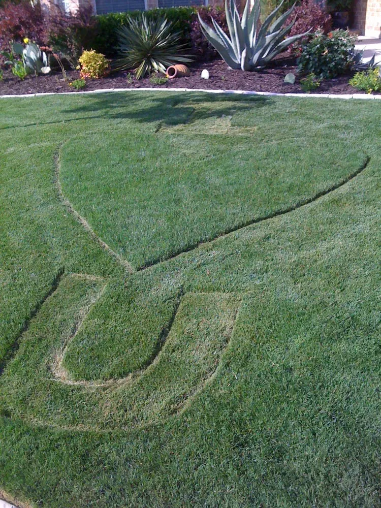 Expert lawn mowing service for beautiful yards across Southlake, TX - Above & Beyond Landscaping