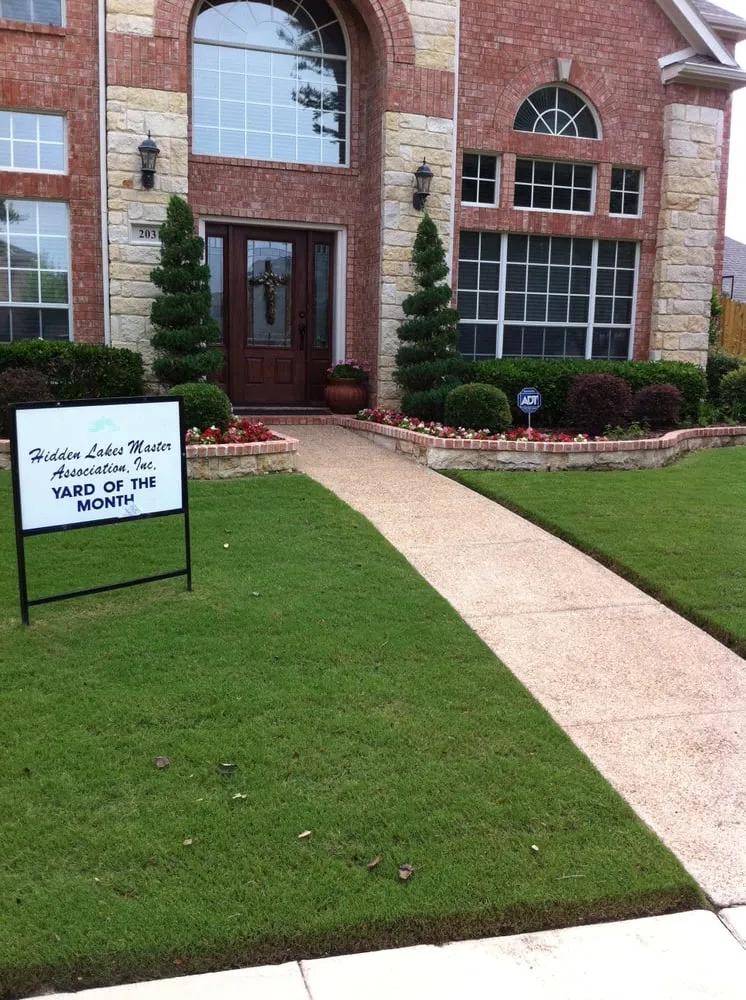 Affordable yard maintenance for residential properties across Southlake, TX - Above & Beyond Landscaping