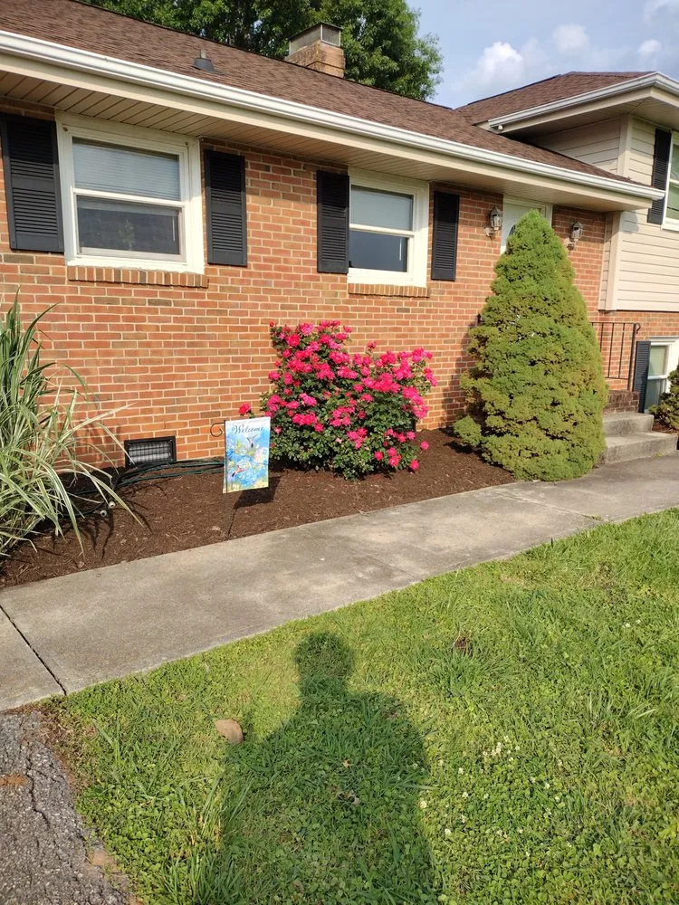 Affordable outdoor landscaping with custom design in Rocky Mount, VA by Above & Beyond Lawn Care & Handyman Services