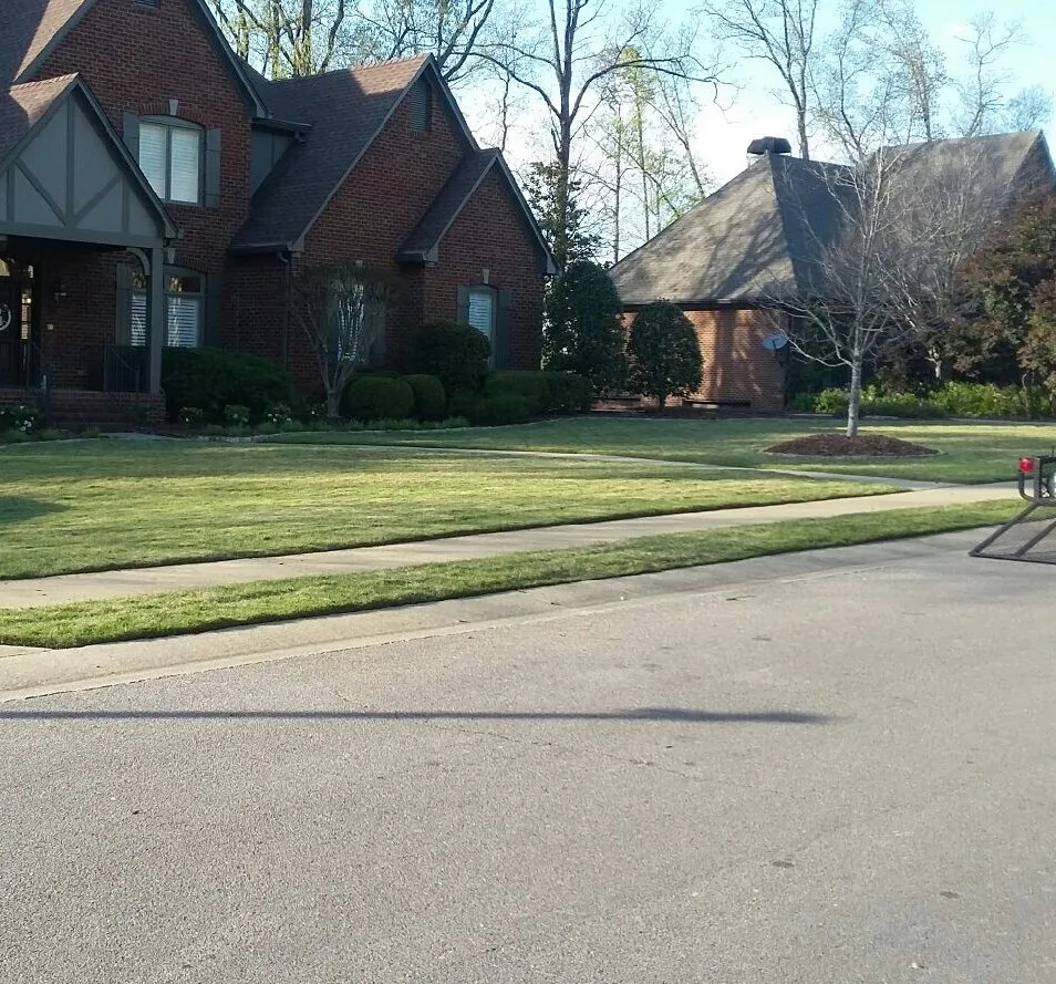 Custom landscape design in Mt Olive, AL by Above & Beyond Lawn Care