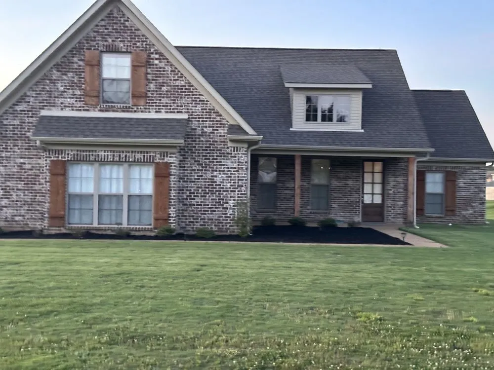 Custom garden landscaping for outdoor upgrades in Senatobia, MS by Above & Beyond Lawn Care