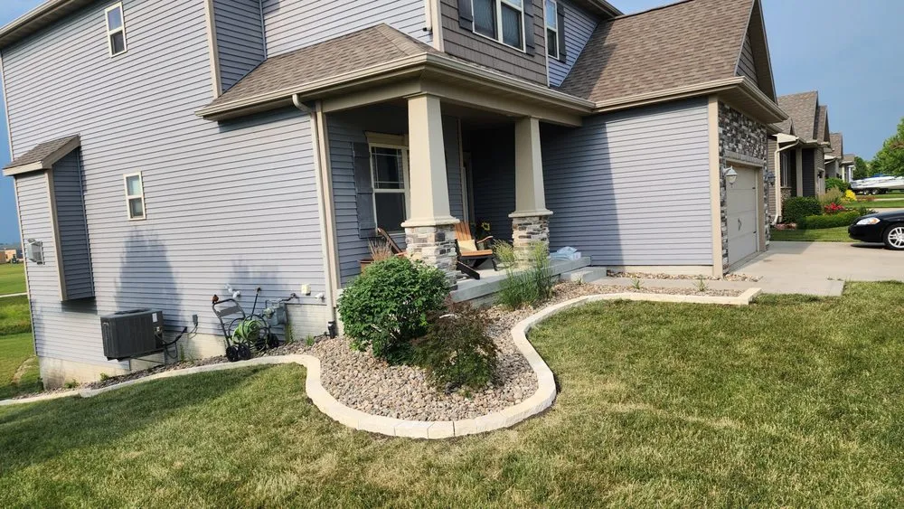 Professional garden landscaping for outdoor upgrades in Clive, IA by Above & Beyond Outdoor