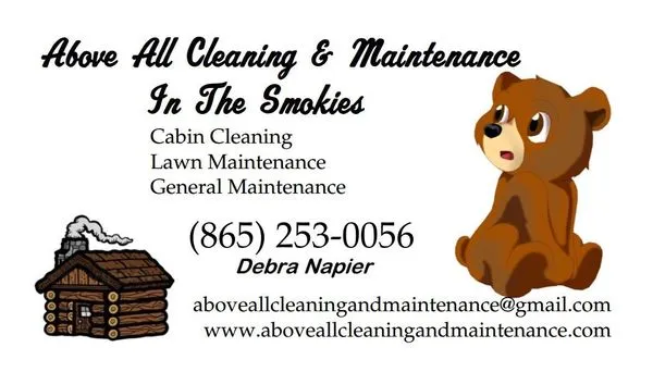 Above All Cleaning and Maintenance in The Smokies Logo