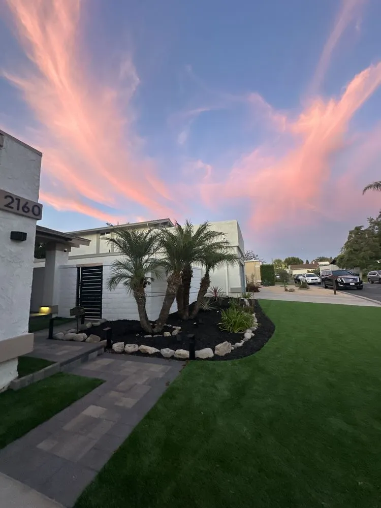 Custom landscape design for beautiful yards in Anaheim, CA by Above All Landscape Company