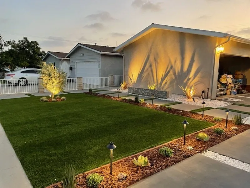 Expert landscape installation in Anaheim, CA by Above All Landscape Company