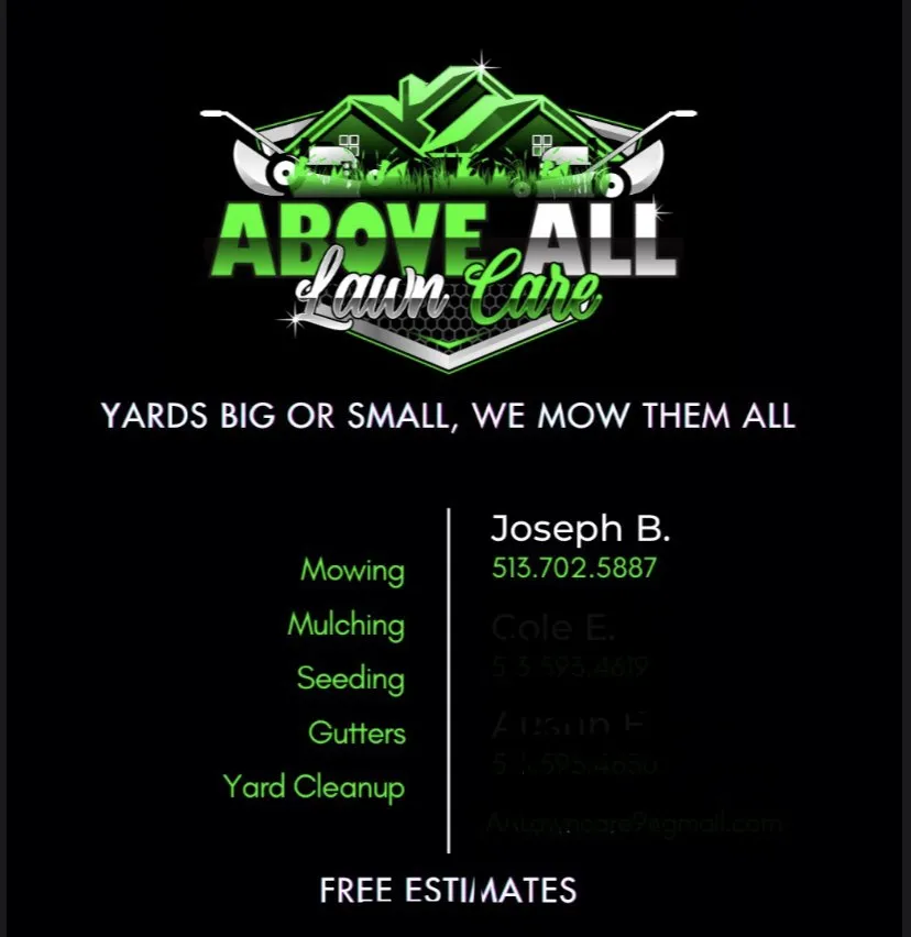 Top-rated yard cleanup service in West Chester, OH by Above All Lawn Care