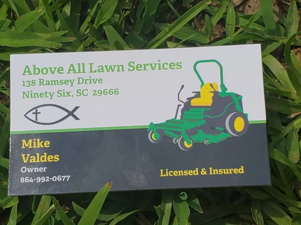 Custom landscape design for homes in Ninety Six, SC by Above All Lawn Services