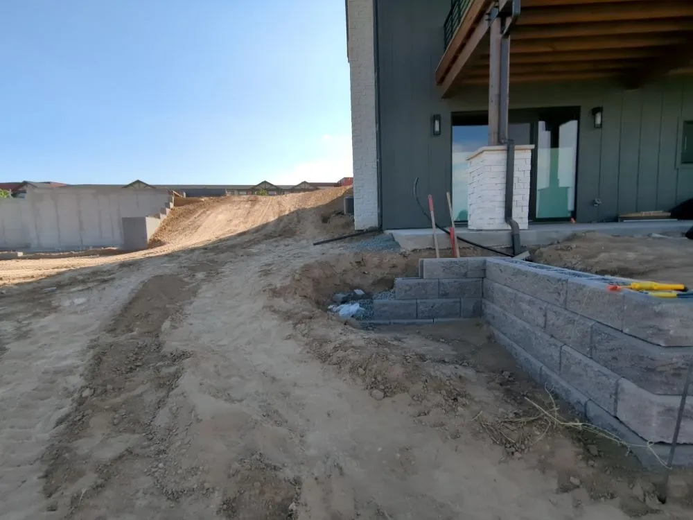 Custom residential landscaping in Evans, CO by Above All Other Services