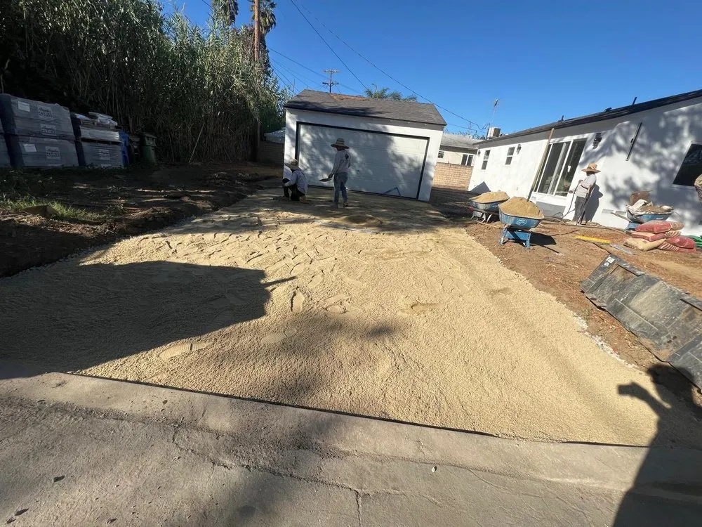 Professional landscape installation in San Fernando Valley, CA - Above And Beyond Builders