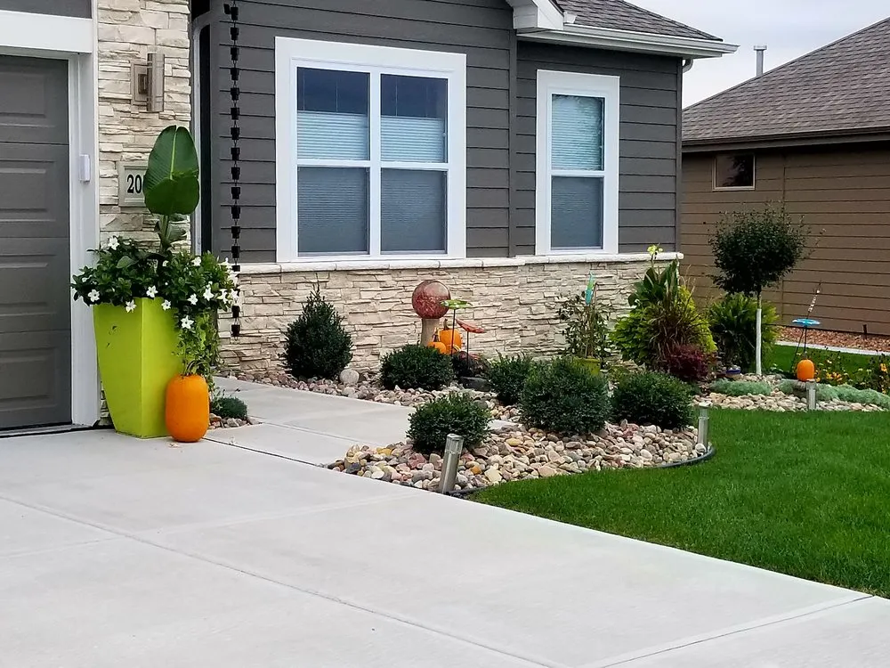 Top-rated landscape design for beautiful yards across Omaha, NE - Above and Beyond Complete Grounds Maintenance