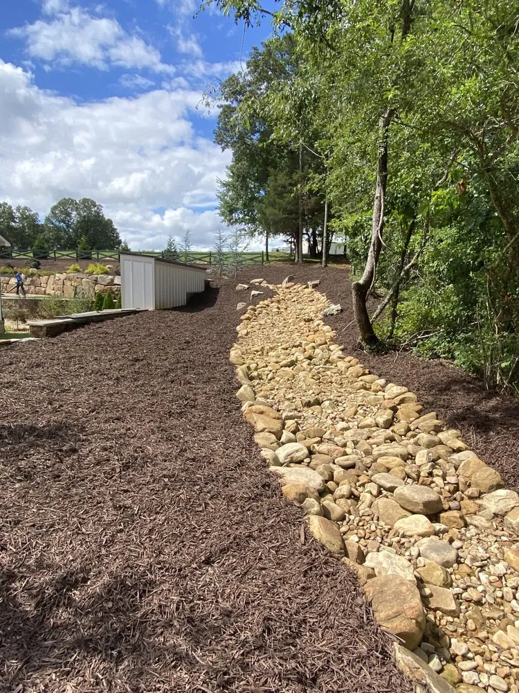 Custom residential landscaping for homes in Plainville, GA by Above And Beyond Lawn And Landscape