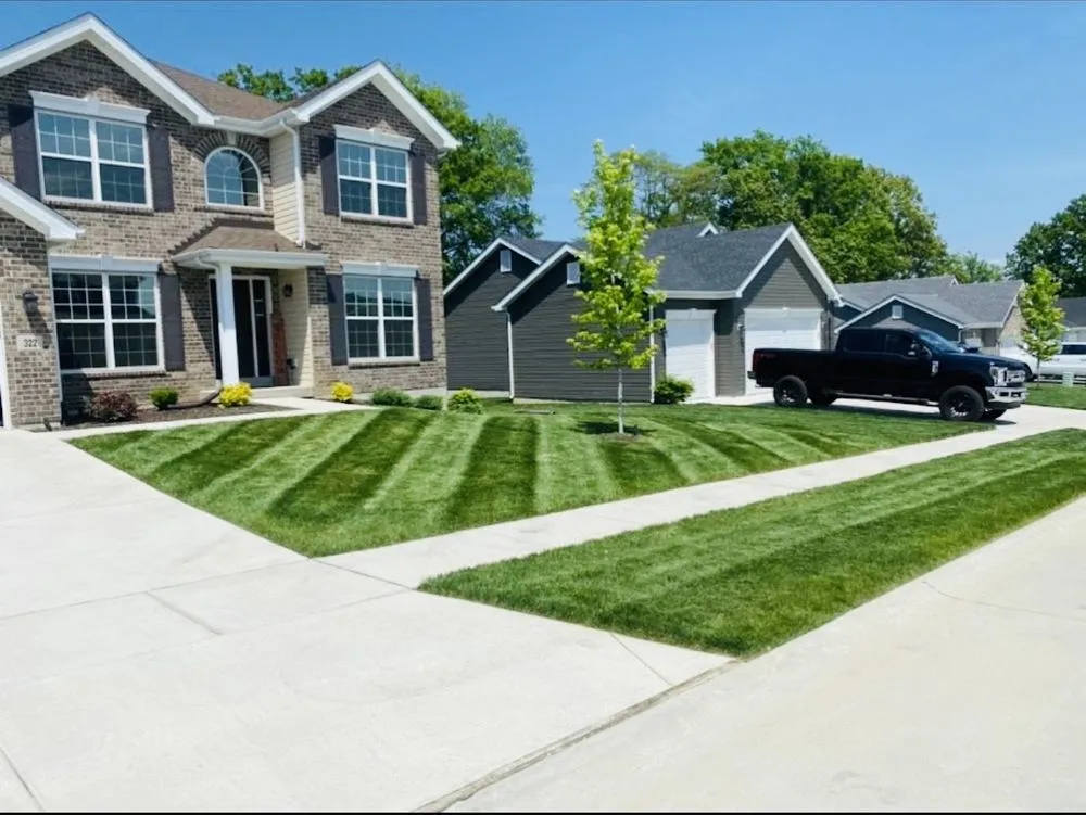 Custom outdoor landscaping for year-round maintenance across Ofallon, MO - Above And Beyond Lawn Services