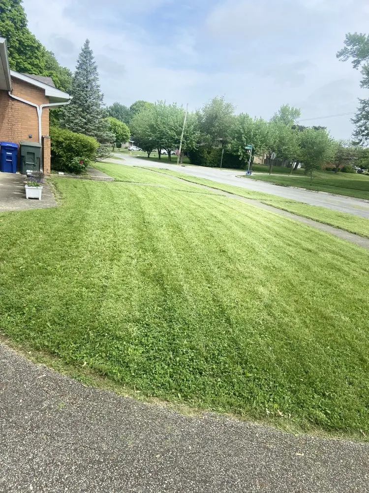 Custom outdoor landscaping in Columbus, OH by Above and Beyond Lawncare