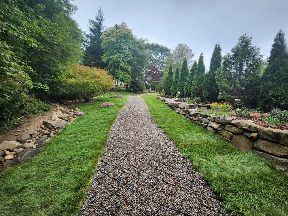 Custom residential landscaping for outdoor upgrades across Franklin, NC - Above and Beyond Lawncare