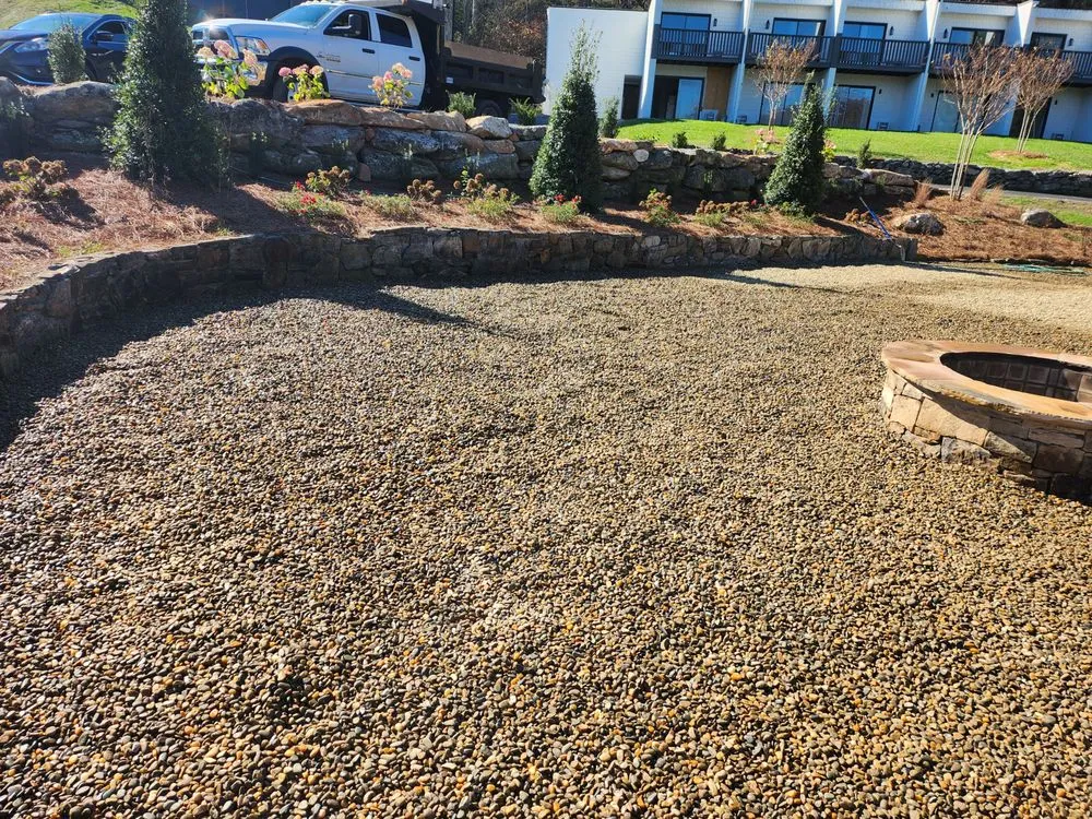 Custom outdoor landscaping experts serving Franklin, NC - Above and Beyond Lawncare