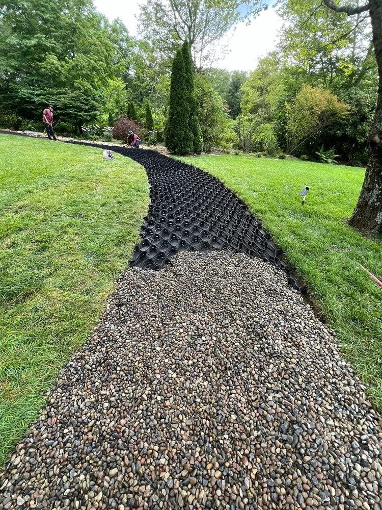 Local garden landscaping experts serving Franklin, NC - Above and Beyond Lawncare