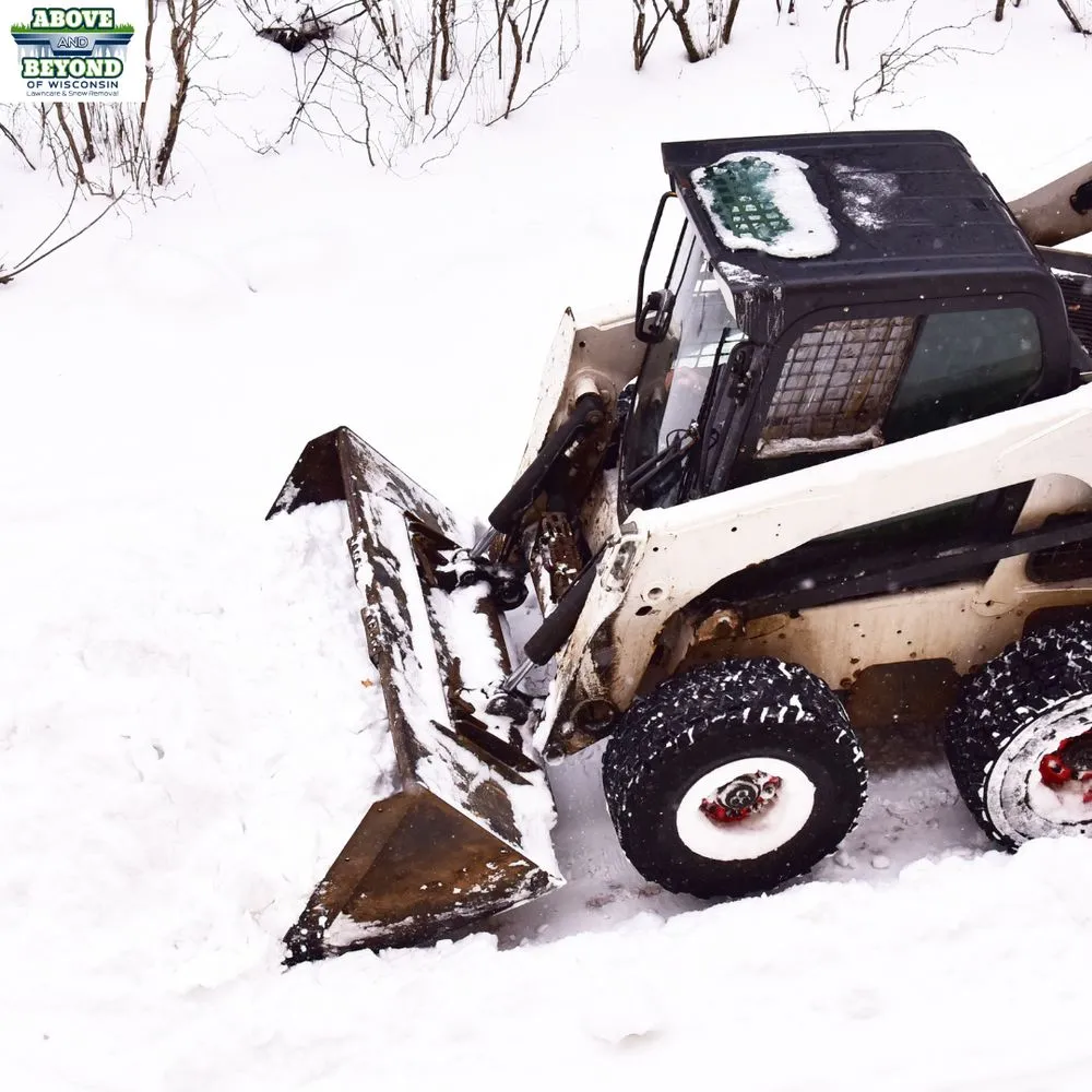 Custom landscape installation in Green Bay, WI - Above and Beyond of WI