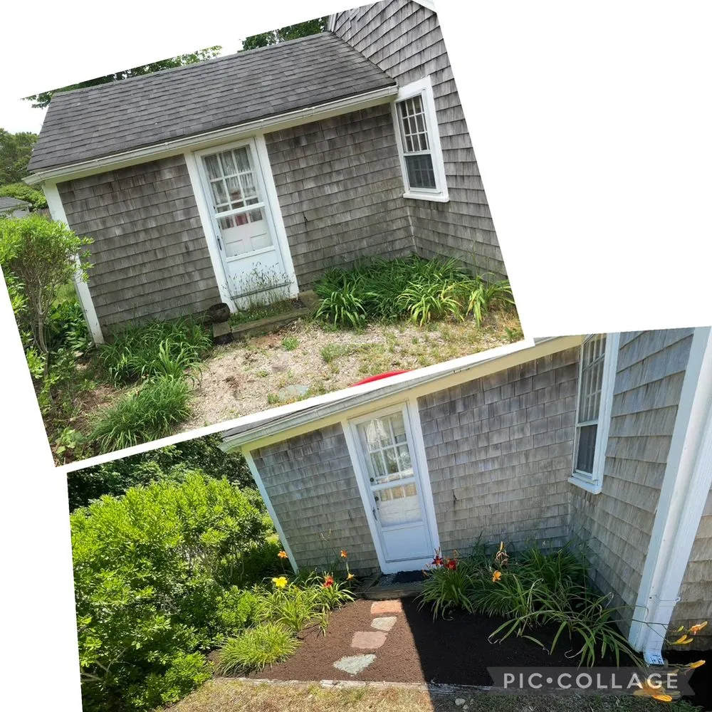 Custom landscape design with custom design across Yarmouth, MA - Above Board Property Services