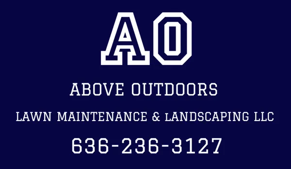 Above Outdoors Lawn Maintenance & Landscaping Logo