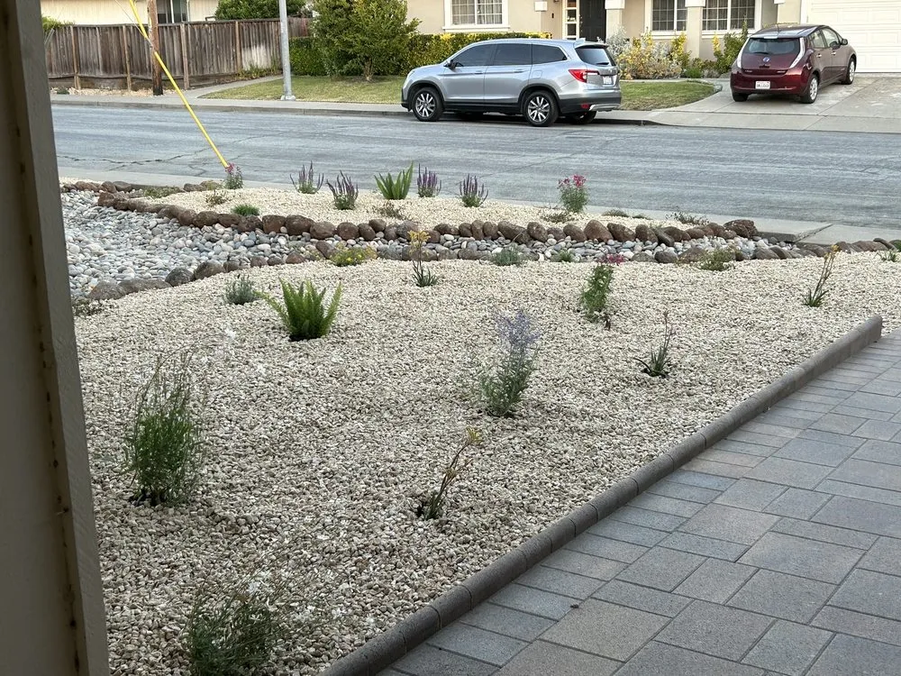 Custom lawn care service with custom design in San Jose, CA by Above the Cut Gardening and Landscaping