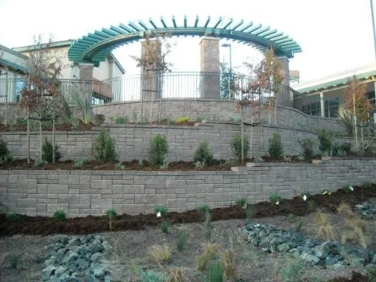 Custom landscape design for year-round maintenance across LOOMIS, CA - ABRAMS BUILT Retaining Walls, Pavers, and Turf