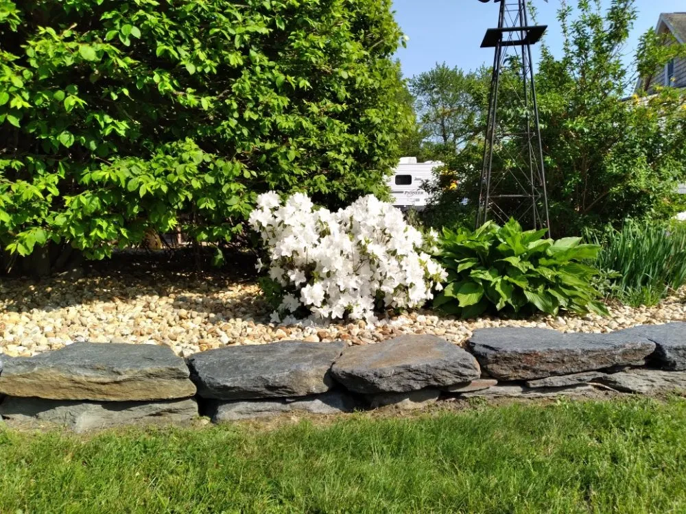 Professional residential landscaping in Chicopee, MA by Abram's Masonry