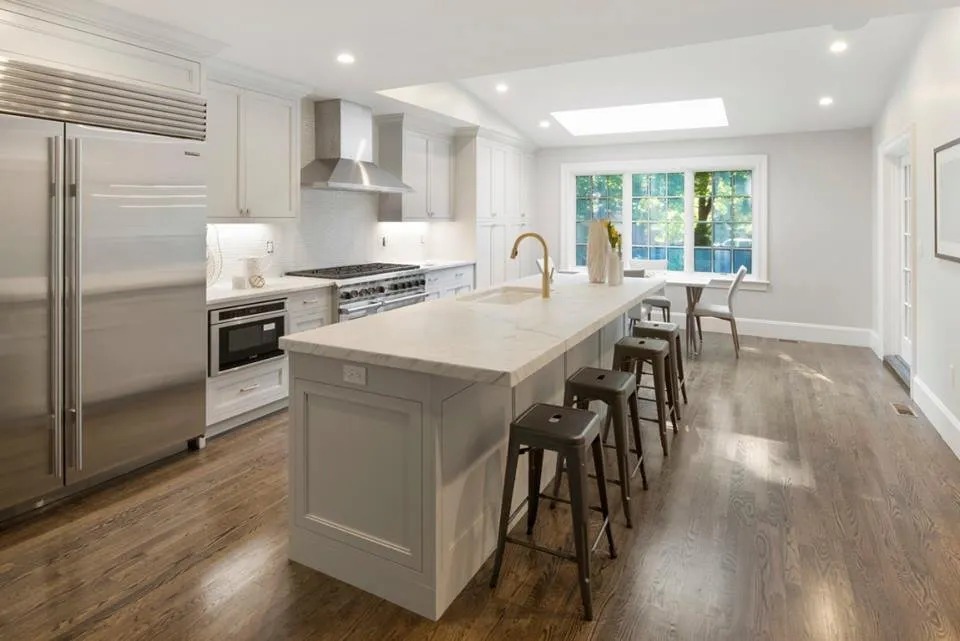 Custom garden landscaping in Brookline, MA by Abrams Renovations