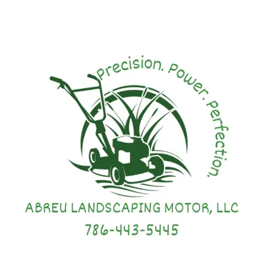 Abreu Landscaping Motor Logo