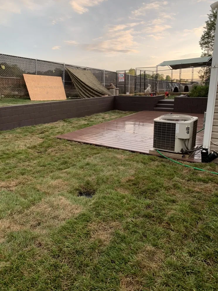 Professional landscape installation for homes in Sterling, VA by Absolute Drainage & Concrete